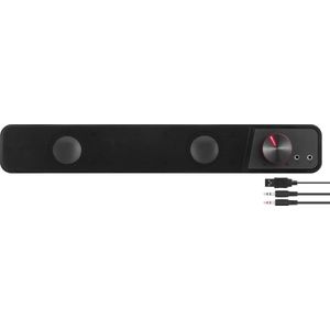 Speedlink BRIO - Stereo Soundbar - Zwart