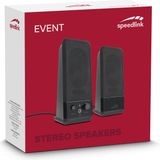SPEEDLINK EVENT 2.0 Speaker - Zwart - 5W RMS - Voeding via USB