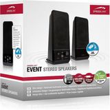 SPEEDLINK EVENT 2.0 Speaker - Zwart - 5W RMS - Voeding via USB