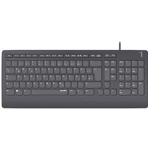 Speedlink HI-GENIC Antibacterial Keyboard, toetsenbord met antibacteriële eigenschappen, zwart