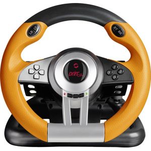 Speedlink DRIFT O.Z. Lenkrad- und Pedale-Set für PC, schwarz-orange