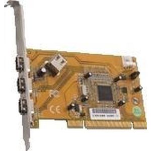 Dawicontrol - DC-1394 - PCI Controller - 3+1 Poort - IEEE 1394 FireWire