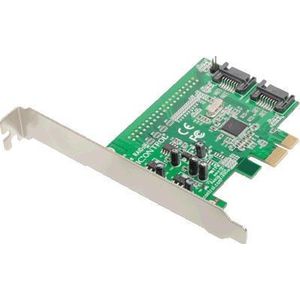 Dawicontrol - DC-600e - SATA RAID Controller - Low-Profile - Ondersteunt RAID 0, RAID 1, JBOD