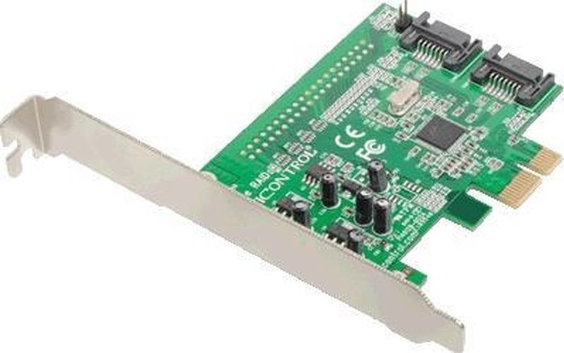 Dawicontrol - DC-600e - SATA RAID Controller - Low-Profile - Ondersteunt RAID 0, RAID 1, JBOD