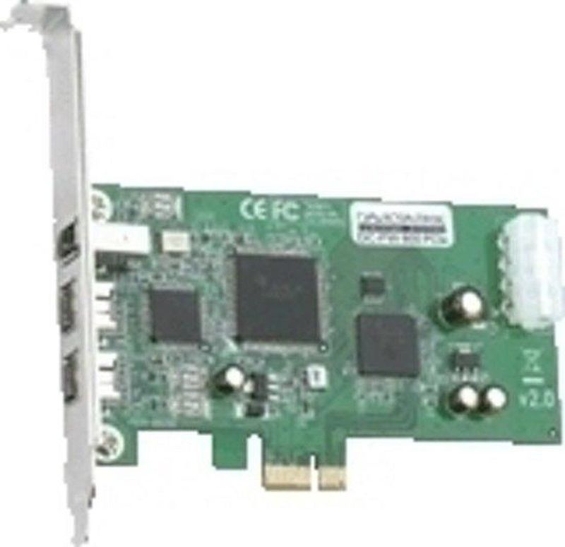 PCI-Express - FireWire 800-kaart - Zwart - 800 Mbit/s - OHCI en iLINK Compatibel
