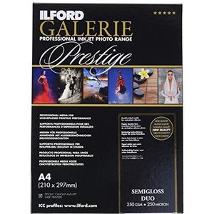 ILFORD GALERIE Semiglock Duo 250gsm A4-210mm x 297mm 25 vellen