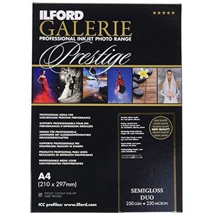 ILFORD - GALERIE Semiglock Duo - Fotopapier - A4 - 250gsm - 25 Vellen