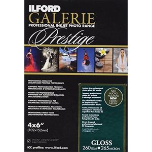 ILFORD Gallery Prestige Brillanz, fotopapier, 260 g, 100 vel, 10 x 15 cm