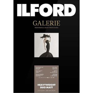 ILFORD Galerie Prestige Heavyweight Duo May fotopapier, dubbelzijdig, 310 g, 50 vellen A3+