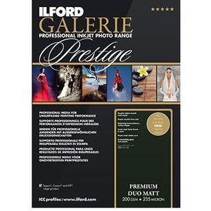 ILFORD GALERIE Prestige Premium Matt Duo 200 gsm A3-297 mm x 420 mm 25 vellen