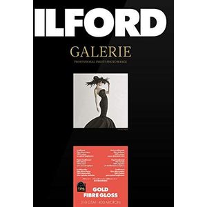 ILFORD GALERIE Gold Fibre Gloss, 310 g/m², GPGFG, 4 x 6, 10 x 15 cm, 50 vellen, inkjetprinterpapier, fotopapier
