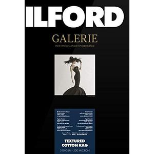 ILFORD GALERIE Getextureerde Katoen Rag 310 GSM A3-297 mm x 420 mm 25 vellen