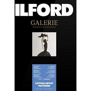 ILFORD GALERIE Cotton Artist Textured 310 g/m² 5 x 7 inch, 127 mm x 178 mm, 50 vellen
