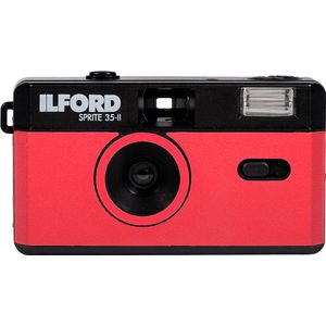 Ilford - Sprite 35-II - Analoge Camera - Rood - Zwart