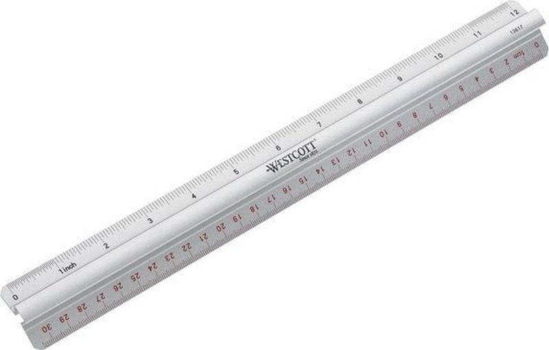 WESTCOTT Lineal 30 cm