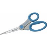 Westcott Schere Microban Softgrip 21,0 cm grau/blau