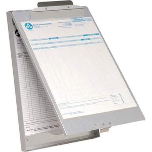Westcott klembord - met opbergvak - aluminium - A4 - AC-E17003