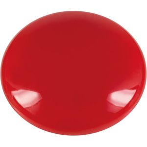 WESTCOTT zelfklevende magneten 10 per verpakking, 25 mm, rond, rood, E-10810 00