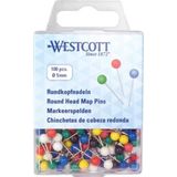 Westcott markeerspelden - Ø5mm x 16mm - assorti kleuren - 100 stuks - AC-E10500