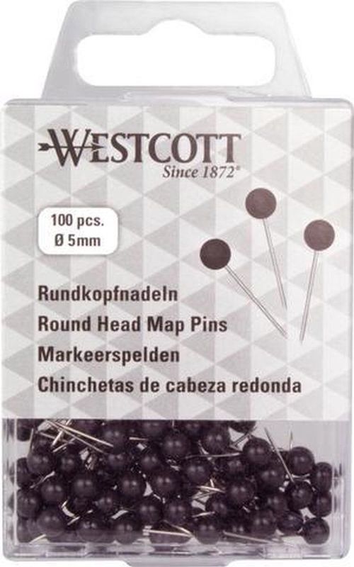 Westcott markeerspelden - Ø5mm x 16mm - 100 stuks in doosje - AC-E10502
