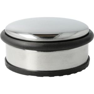 Deurstopper - Mat Roestvrij Staal - Rond - Ø 100 x H 40 mm - Antislip