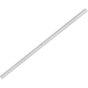 Westcott liniaal - 100 cm - aluminium - met anti slip - C-E10199