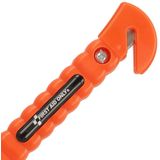 Westcott - AC-P30001 - Veiligheidshamer - Oranje - Geïntegreerde Gordelsnijder - 2 Stuks