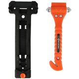 Westcott - AC-P30001 - Veiligheidshamer - Oranje - Geïntegreerde Gordelsnijder - 2 Stuks