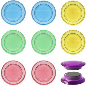 Westcott whiteboard/koelkast magneten extra sterk - 10x - pastel - 3 cm