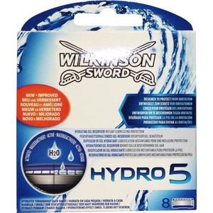 Wilkinson Hydro 5 Scheermesjes 8 Stuks Met Gelreservoir Aloe Vera
