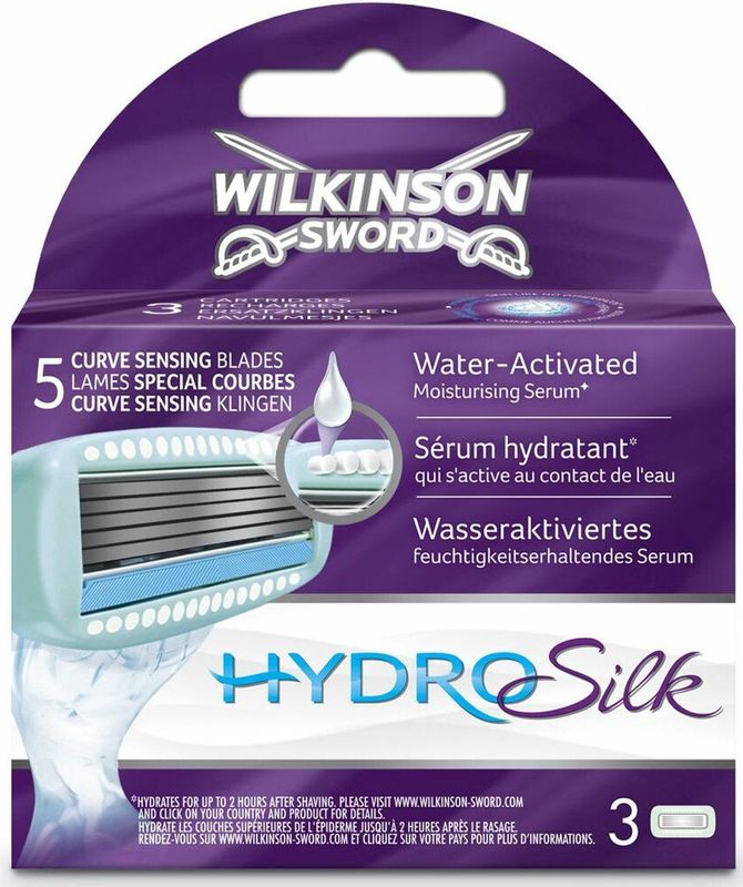 Wilkinson Sword - Hydro Silk - Vervangende Messen - 3 Stuks