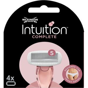 Wilkinson Sword - Intuition - Complete - Scheermesjes/Navulmesjes - 4 Stuks