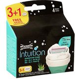 Wilkinson - Intuition Sensitive Care - Scheermesjes - 4 Stuks