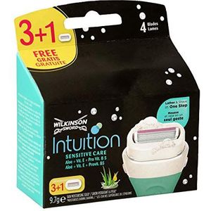 Wilkinson - Intuition Sensitive Care - Scheermesjes - 4 Stuks