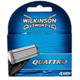 Wilkinson Sword Quattro - 4 stuks - Scheermesjes