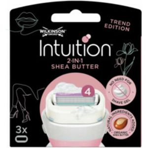 Wilkinson Intuition 2 in 1 Navulmesjes Shea Butter 3 stuks