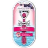 Scheermesjes - 4 Extra Dunne Messen - Inclusief Douchebeugel