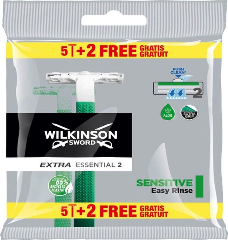 Wilkinson - Extra 2 Sensitive - Wegwerpmesjes - 7 Stuks