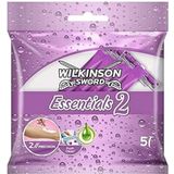 Wilkinson Sword - Essentials 2 - Wegwerp Scheermessen - 5 st