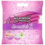 Wilkinson Sword - Essentials 2 - Wegwerp Scheermessen - 5 st