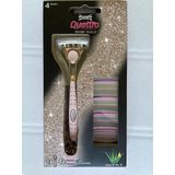 Wilkinson Sword Quattro for Women Scheerapparaat - Rose Gold - Met Vervangbare Scheermesjes 4st