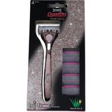 Wilkinson Sword Quattro for Women Scheerapparaat - Rose Gold - Met Vervangbare Scheermesjes 4st