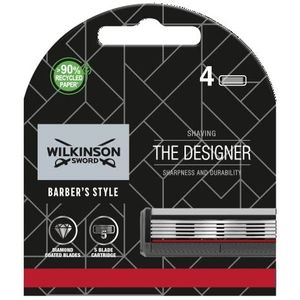 Wilkinson Sword - The Designer - Scheermesjes - 5 Stuks - Diamant Gecoat