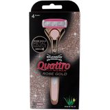 Wilkinson Quattro Scheermes Vrouwen Rose Gold