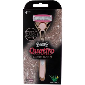 Wilkinson Quattro Scheermes Vrouwen Rose Gold