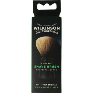 Wilkinson - Shave Brush Classic - Scheerkwast - Niet-dierlijke Vezels - Gerecycled Plastic