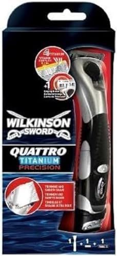 Wilkinson Sword - Quattro Precision Trimmer - Scheerapparaat - Vervangende Messjes 2st.