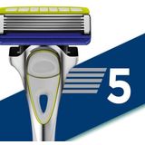 Wilkinson - Hydro 5 Sensitive - Scheersysteem - Blauw - Huidbescherming