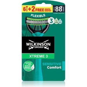 Wilkinson Sword Xtreme 3 Sensitive Comfort Wegwerp Scheermessen 8 st