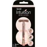 Wilkinson Sword - Intuition - Scheermes - Rose Gold - Met 10 Navulmesjes